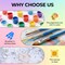 6 Pack Paint By Number Kits for Adults – Landscape DIY Acrylic Paint by Numbers on Canvas for Beginners, Easy Multi-Canvas Wall Art Painting Set for Home Decor & Gift, 12x8 Inch